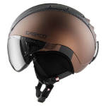 Ski hjelm Casco SP-2 Carbonic Visor brun metallic