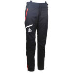 мужские тёплые брюки Löffler Team Austria ÖSV WS Softshell Warm чёрно-красные