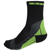 Spring 901 Progressive Compression kurze Socke schwarz-grün