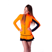 Veste de patinage artistique Thuono modèle Performance Orange