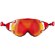 Ski goggles CASCO FX-70 Carbonic signal red-orange