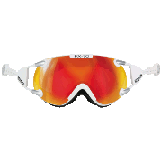 Skibriller CASCO FX-70 Carbonic hvit-oransje