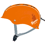 Multipurpose hjelm Casco Gams orange glanset