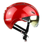 E-bike / Sykling hjelm Casco Roadster Plus rød metallisk