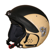 горнолыжный шлем Casco SP-3 Limited Edition Эдельвейс черныо-бежевый