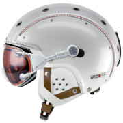 горнолыжный шлем CASCO SP-3 Limited Crystal белый