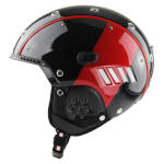 горнолыжный шлем CASCO SP-4.1 чёрно-красный глянцевый