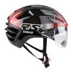 Sykling / rulleski hjelm Casco SpeedAiro 2 RS Svart-rød gradering