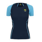 Kvinnor t-shirt Karpos Lavaredo Evo W Jersey Sky Captain/ Blue Atoll