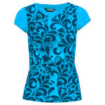 T-shirt femme Karpos Loma Print W Jersey atoll bleu - capitaine du ciel