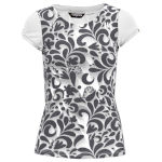 Kvinner t-skjorte Karpos Loma Print W Jersey hvit-grå