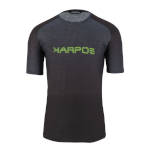 T-shirt för män Karpos Prato Piazza Jersey Svart/Ombre Blå/Jasmingrön