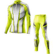 Löffler Cross-country ski suit Teamline 2016 light-green (kids)