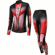 Löffler women's Cross-country ski suit WorldCup 2015 black-red