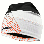 Löffler Dimple Elastic Hat Teamline white-black