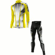 Löffler Cross-country ski suit Teamline 2015 black-lemon
