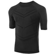 Löffler men's shirt short sleves Transtex Warm Hybrid black