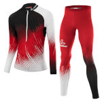 Löffler Cross-country ski suit WorldCup 2022 black-red-white