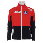 мужская разминочная куртка Löffler Team Austria Gore-Tex Infinium WS Light чёрно-красная биатлон