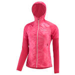 Women's Hooded Hybrid Jacket Löffler Arctic Primaloft Active rouge red