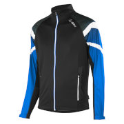 мужская разминочная куртка Löffler WorldCup WS Light 2020 чёрно-синяя