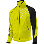 мужская разминочная куртка Löffler WS Softshell Light Worldcup лимонно-чёрная
