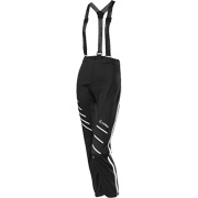 женские разминочные брюки Löffler WS Softshell Light Worldcup чёрные с белым