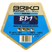 CH glide wax Briko-Maplus BP1 Solid blauw -20°...-10°C