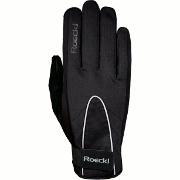 Теплые гоночные перчатки Roeckl LL Landas чёрные (без термопечти print)