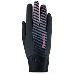 гоночные перчатки Roeckl Lermoos чёрно-лиловые