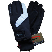 Extra warm Handschuhe Roeckl LL Tromso schwarz-weiss