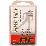 HF glidvalla Ski-Go HF röd +1°C...-5°C, 45 g