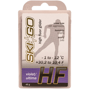 высокофтористый парафин Ski-Go HF фиолетовый ультима -1°C...-12°C, 45 г
