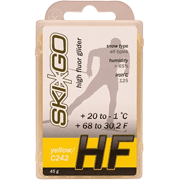 HF glide wax Ski-Go HF geel C242 +20°C...-1°C, 45 g