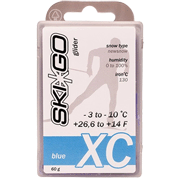 CH glide wax Ski-Go XC blauw Nieuwe sneeuw -3°C...-10°C, 60 g