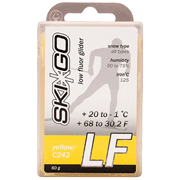 LF Glide wax Ski-Go LF geel C242, +20°C...-1°C, 60 g