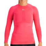 Women's thermo T-shirt Sportful 2nd Skin W Tee Long Sleeve bubble gum