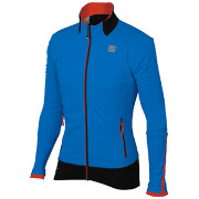 Warm-up Jacke Sportful Apex 2 WS Jacket elektrische blau-rot fluo
