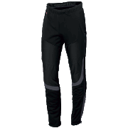 разминочные брюки Sportful Apex Evo WS Training Pant чёрные с серыми вставками