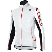 Тёплая разминочная куртка Sportful APEX Flow WS STRETCH JACKET белая