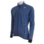 Тёплая разминочная куртка Sportful Apex WS Jacket серо-голубая