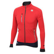 Training warm jacket Sportful Apex WS Jacket red