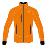 Тёплая разминочная куртка Sportful Apex WS Jacket желто-оранжевая