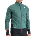 Тёплая разминочная куртка Sportful Apex Jacket елово-зелёная