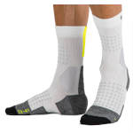 тёплые гоночные носки Sportful Apex Socks белые с салатным