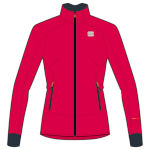 Женская тёплая разминочная куртка Sportful Apex WS W Jacket малиновая