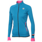 Женская разминочная куртка Sportful Apex WS W Jacket небесно-голубая