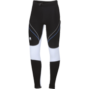 Winter tights Sportful Cardio Evo Tech Tight zwart-wit-blauw