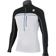 Winter-shirt Sportful Cardio Evo Tech Top schwarz-weiss-blau