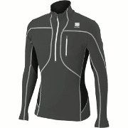 Winter shirt Sportful Cardio Evo Tech Top donker grijs-zwart